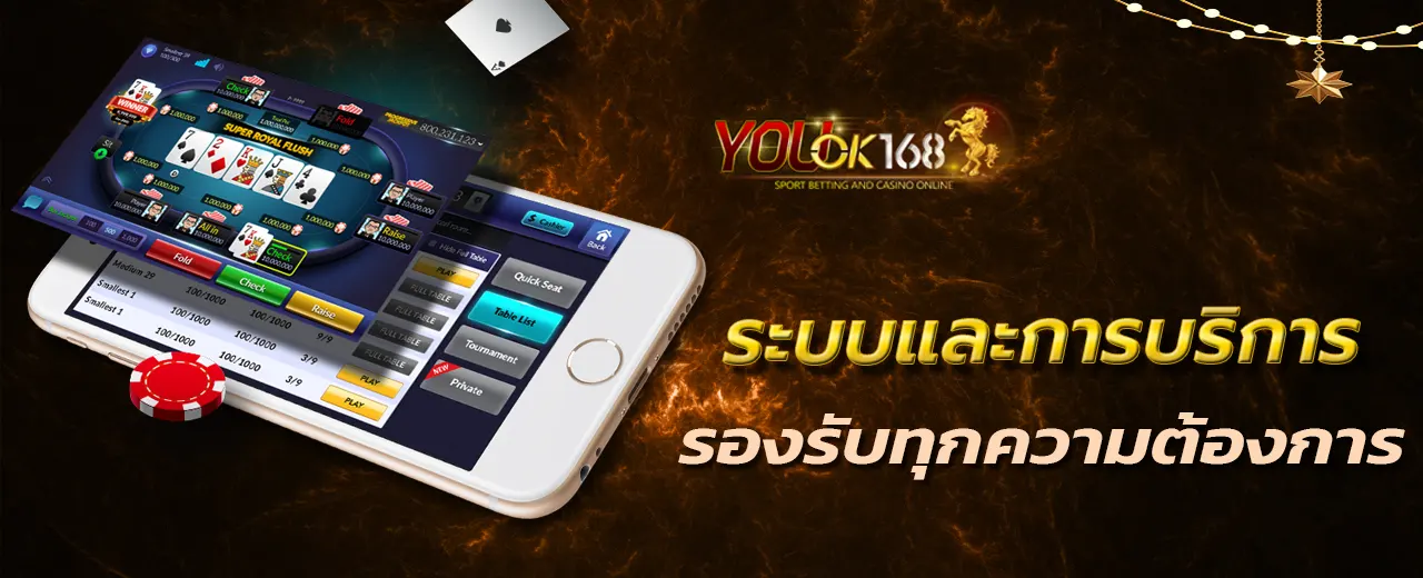 ระบบและการบริการที่รองรับทุกความต้องการ